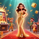 Experience the excitement of max88 with stunning illustrations and vibrant casino game elements.