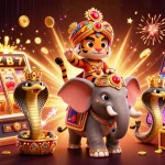 Experience thrilling jackpots with qs88 in this vibrant casino scene featuring dynamic game elements.