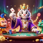 Experience thrilling gaming at kubet 77 with vibrant characters and rich casino elements.