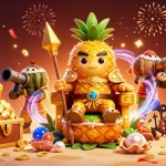 Engage in thrilling gaming at hitclub01 with an exciting 3D casino scene featuring vibrant characters, treasure, and dynamic action.