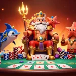 SIN88 engages players with a dynamic poker scene featuring Neptune and vibrant casino elements