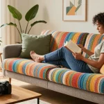 Bankhoes kopen voor een stijlvolle woonkamer met een comfortabele bank en decor.