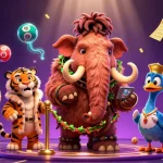 Experience the excitement of uu88 with vibrant casino scene featuring colorful elements and characters.