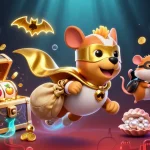 Experience the excitement of lv88vip with a cartoon superhero dog flying and treasures overflowing.