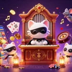 Experience thrilling gameplay at lv88 with a dynamic casino scene featuring vibrant game elements and exciting characters.