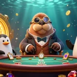 Engage in thrilling underwater poker at Ta88 with cartoon characters and dazzling treasures.