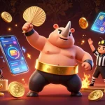 Experience winning moments at NHÀ CÁI 11BET with a thrilling casino illustration.
