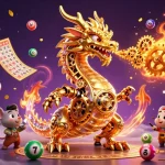 Engage with NHÀ CÁI TX88 through dynamic gaming elements, featuring lottery balls and vibrant prizes.