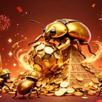 Aureon Casino offers thrilling slot experiences with golden beetles and vibrant casino elements.