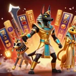 Engage in thrilling slots at fly88 with Anubis and Bastet, featuring vibrant jackpots and action-packed gameplay.