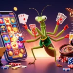 Xoilactv-1 showcases an engaging gambling scene with cartoon characters encapsulating vibrant casino dynamics.