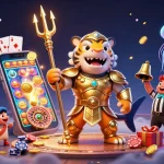 Experience game hitclub's thrilling 3D underwater casino with vibrant characters and dynamic game elements.