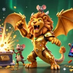 Dabet invites players to win with exciting casino action and vibrant gameplay elements in a dynamic scene.