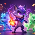 Engage in thrilling gameplay at SV88 with stunning 3D wolf characters and dynamic lottery visuals.