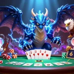 Win big with urr88 at the dazzling poker table surrounded by electrifying characters.