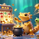Experience GO88 with an ultra-detailed casino world featuring a golden salamander alchemist and dynamic game elements.