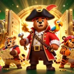 Engage in thrilling jackpots with 789k's casino games featuring vibrant characters and treasures.