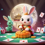 Experience poker action with 98win in a dynamic 3D illustration filled with casino elements.