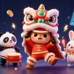 Engage in thrilling bets with fly888, featuring vibrant 3D characters and crypto elements in a casino-themed setting.