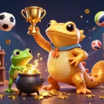 Engage with lương sơn's vibrant gambling scene featuring magical sports elements amidst charming alchemist characters.