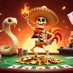 Experience thrilling betting action with xoilactv alongside vibrant characters and casino elements.