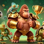 Engaging visual with giải mã nhà cái illustrating key gambling concepts and characters in a dynamic setting.