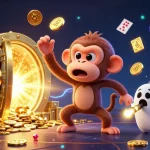 Engage in thrilling casino adventures with shbet's energetic 3D illustration, showcasing excitement and fun!