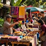 Experience Jakarta's vibrant street market culture at https://www.liveinfosumsel.com/category/indonesia/jakarta/ with local crafts, delicious foods, and smiling vendors.