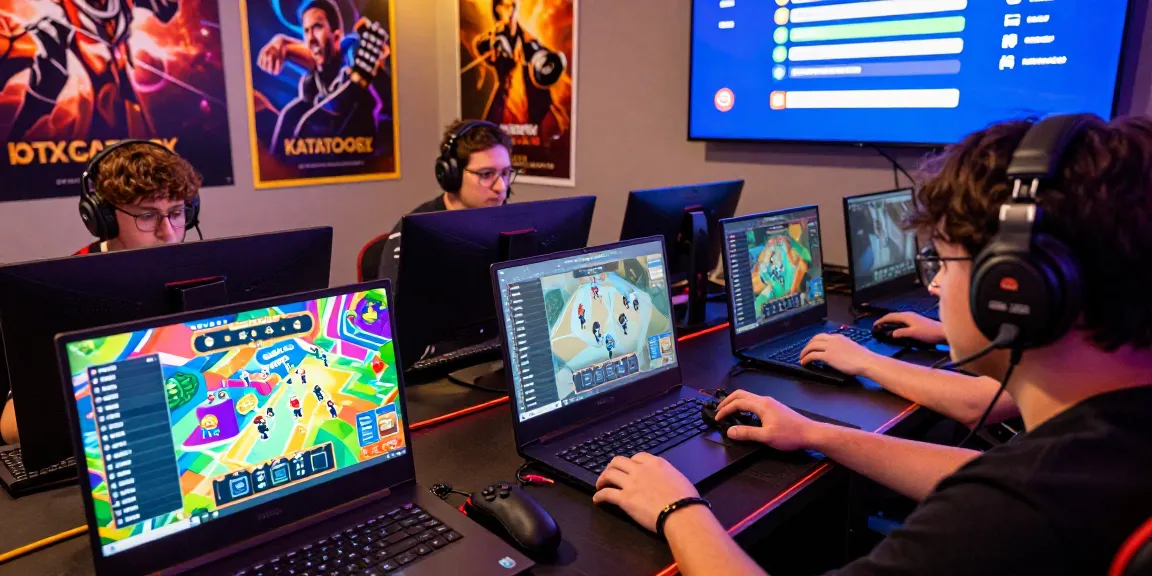Akses link login resmi KATATOGEL dalam suasana gaming online yang dinamis dan penuh warna.