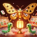 Explore exciting gameplay with cm88 at a vibrant online casino featuring a majestic moth and themed elements.