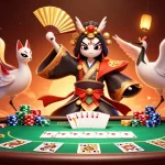 Engage in thrilling poker action with SC88, showcasing vibrant casino elements and dynamic characters.