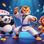 Engage with the FIVE88 online casino experience through this vibrant 3D illustration.